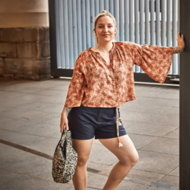 Ikatee Pattern | Okinawa Blouse and  Dress - Women - Size 32-52