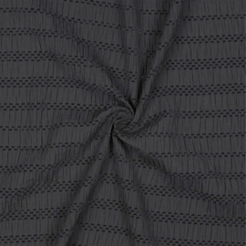 Verhees Textiles - Chenille Jacquard - Black