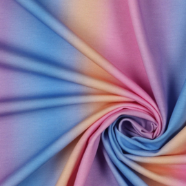 Verhees Textiles - Tricot Print - Rainbow Pastel