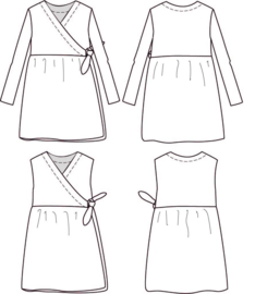 Ikatee | Violette dress - Girl 3/12Y - Paper Sewing Pattern