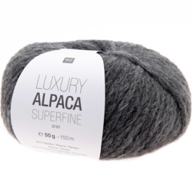 Rico Design - Luxury Alpaca Superfine Aran -  Medium Grey 004