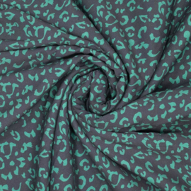 Fibremood - Coton Viscose - Leopard - Green