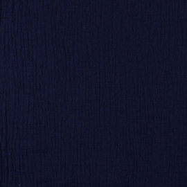 Double Gauze Organic  |  Baby Cotton | Navy 005