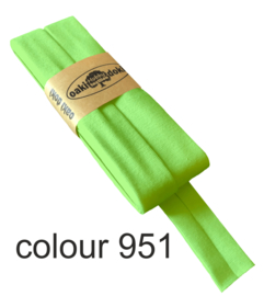 Tricot biaisband | Neon Groen  | col. 951