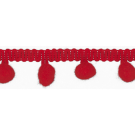 Bolletjesband - 15 mm - Red