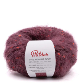 Phil Mohair Dots - Bois de Violette