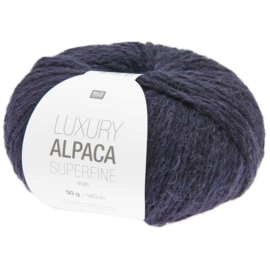 Rico Design - Luxury Alpaca Superfine Aran - Navy blue 024