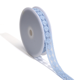 Band - Madeliefje Tuleband - 22 mm - Light Blue
