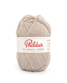 Phil Lambswool | Beige Chine
