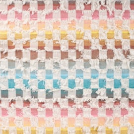 Jeans - Check - Light Blue - Ecru Pink Blue