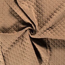 Double Gauze - Mousseline Quilted | Taupe 153