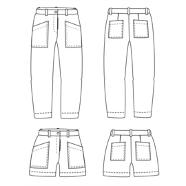 Ikatee Pattern | Berlin  - Damesbroek  - Women 32-52