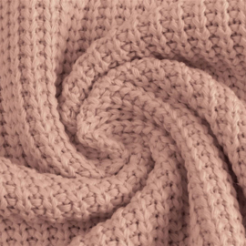 Cotton Knitted Cable |   Rose