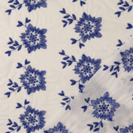 Broderie -  Katoen  -  Flowers