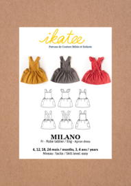 Ikatee Pattern | Milano dress - Baby Girl 6M/4Y