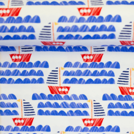 Swafing - Nautical - Jersey Tricot  - Boats