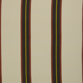 Swafing - Viscose Satijn  - Stripes  by Kibadoo  - Brown Ecru