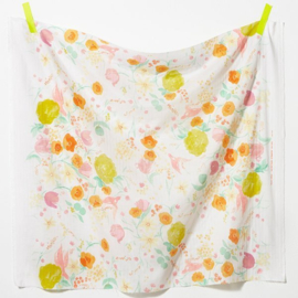 Nani IRO  | Cotton double gauze | Watercolor Flowers