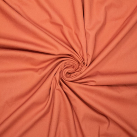 Katoen Elasthan - Woven - Peach Finish  - Mango 194