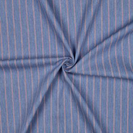 Verhees - Denim - Stripes - Mid Blue