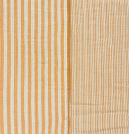 Double Gauze - Stripes -  Doublesided - Lemon Mangue