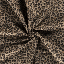 Jacquard Brushed - Cheetah Beige