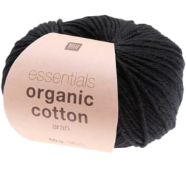 Rico Design - Essentials - Organic Cotton Aran - Black 020
