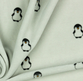 Nicky Velours - Verhees Textiles - Penguin Grey