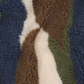 Verhees Textiles - Teddy - Swirls - Jeans