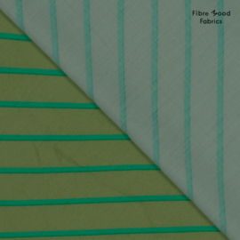 Fibremood - Woven Viscose Satin - Solo Line - Green  - Lucille