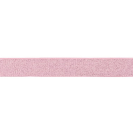 glitter elastiek | 25 mm | roze