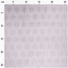 Rico Design - Crinkle Muslin - Rosette  - Hot Foil - Lilac