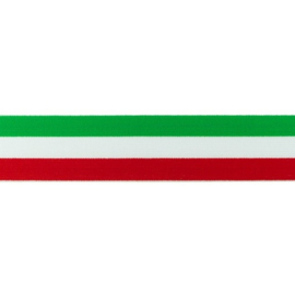 Elastiek - 4 cm breed - Vlag Italie