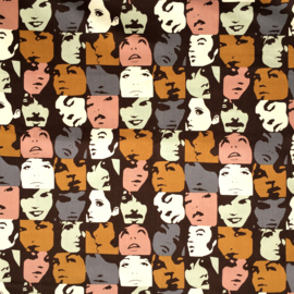 Alexander Henry Fabrics | Pop Art - Brown & Ecru