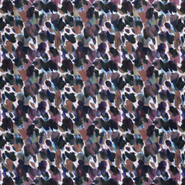 Sportswear - Yoga - Jersey Lycra - Leopard Black