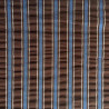Katoen Seersucker - Stripes - Chocolat Blue
