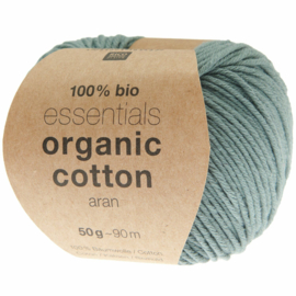 Rico Design - Essentials - Organic Cotton Aran - Petrol 036