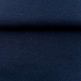 tricot boordstof uni | donkerblauw