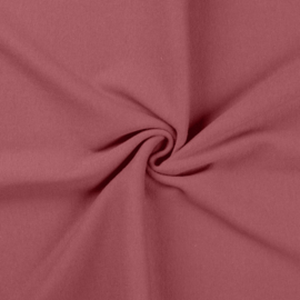 tricot boordstof uni- Old Pink 130