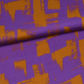 Bittoun - A la Ville - Viscose  Satijn   - Flowers  - Marron