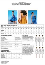 Notches - Kaiko Paper Pattern  - Top Jurk