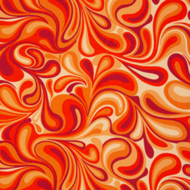 Swafing - Viscose - Donna - Seventies - Orange