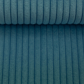 Swafing - Wanja - Brede ribcord - Bekledingstof . Upholstery   - Petrol 749