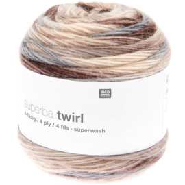 Rico Design - Socks - Superba Twirl - Pebble