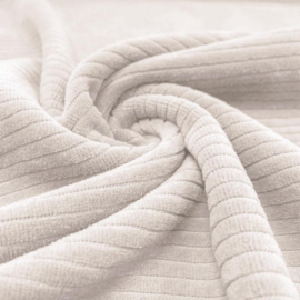 Nicky Velour Rib - Off White