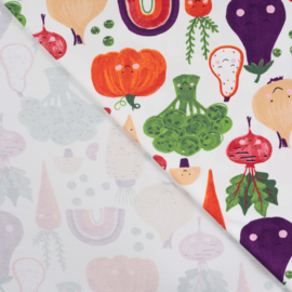French Terry - Print -  Vegetables
