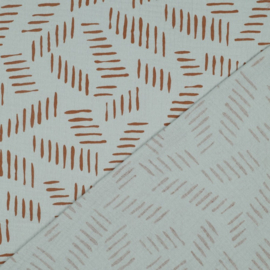 Double Gauze - Lines - Nile