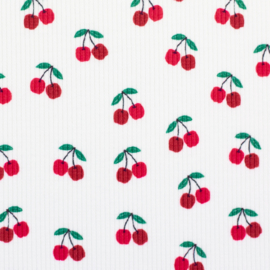 Swafing Tricot - Rib - Cherries