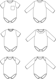 Ikatee | Malmö Bodysuit - Baby 1M/4Y - Paper Sewing Pattern