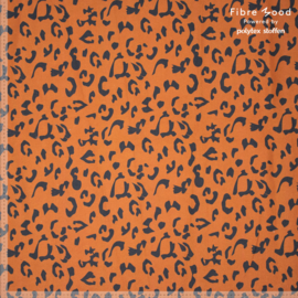 Fibremood  - Alida - Denim Leopard Print - Brown Black ( verkleuring op de naad )